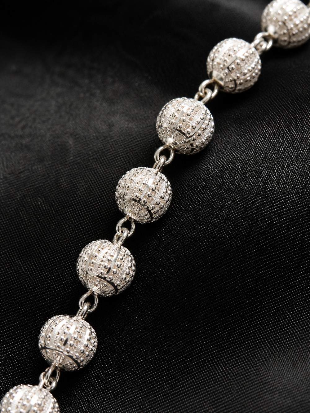 Silver Tone Double Chain Waist Necklace - Picture 4 of 6